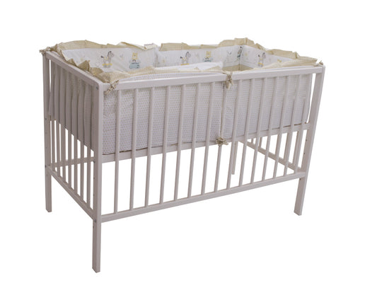 Lenjerie MyKids Teddy Play Bej 4+1 Piese M2 120x60