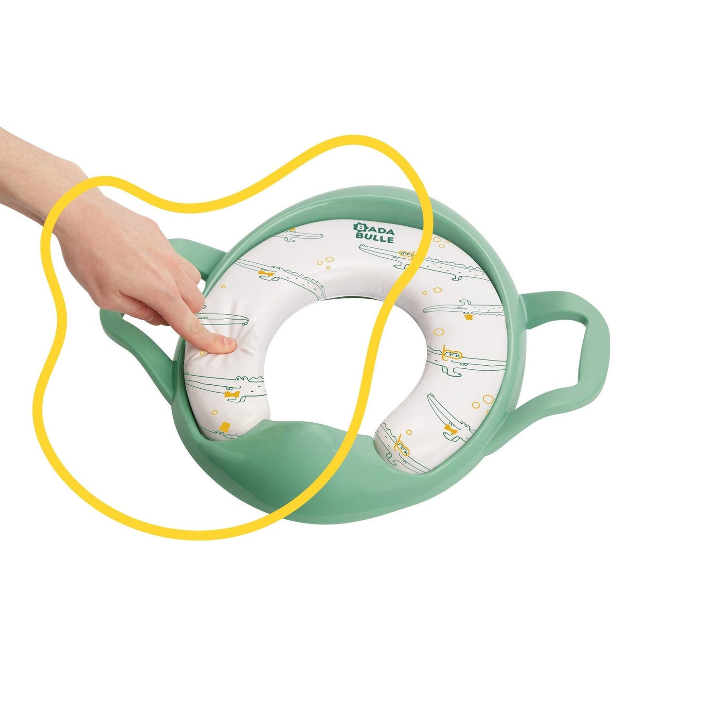 Badabulle - Reductor Wc Cu Manere Verde