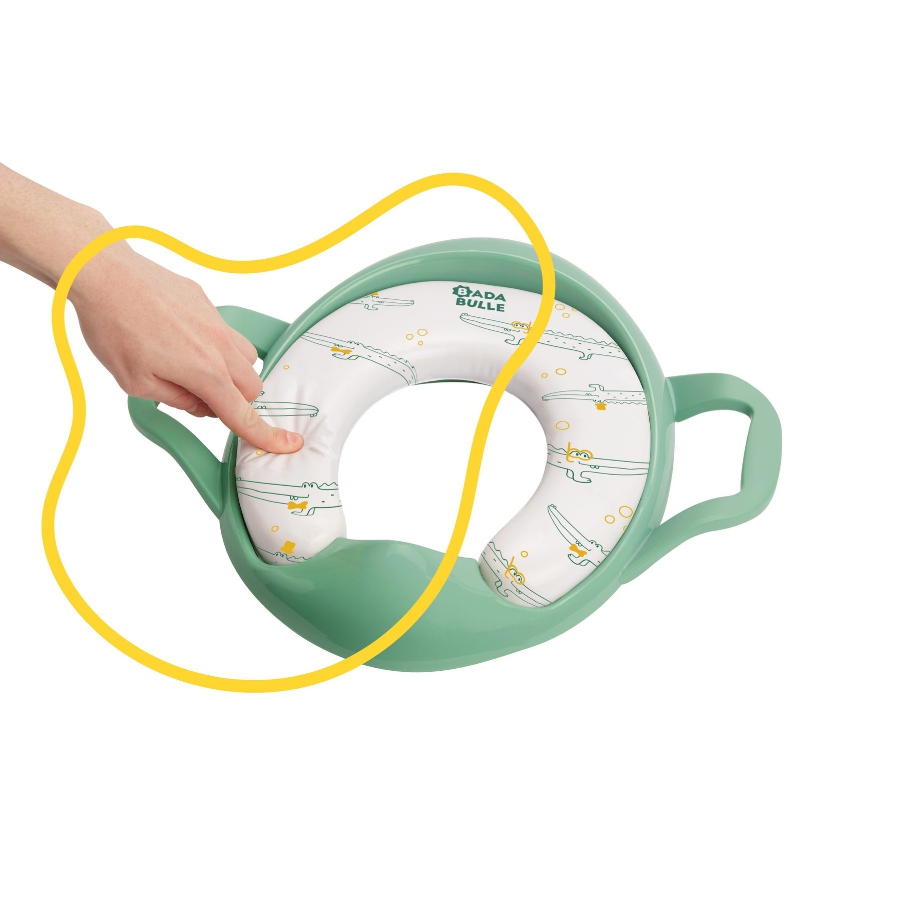 Badabulle - Reductor Wc Cu Manere Verde