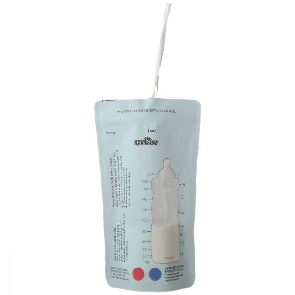 Pungi stocare lapte matern cu fermoar (30 buc.)