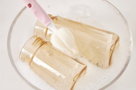 Biberon anticolici premium cu tetina S, galben (260 ml)