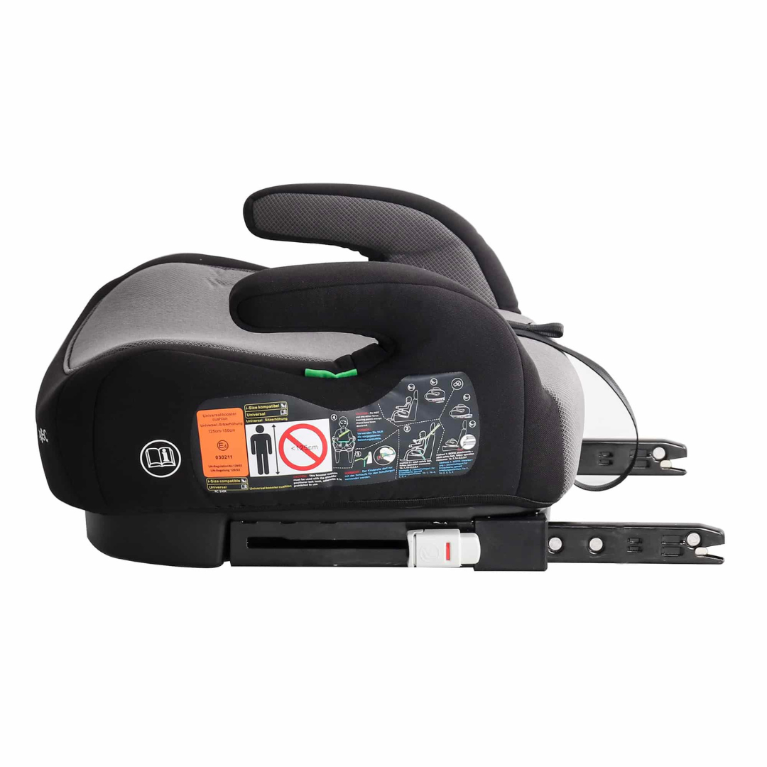BabyGo - Scaun auto booster Bursa IV Black, 125-150 cm, certificat R129
