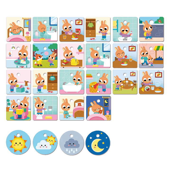 Joc educativ - Casuta cu activitati zilnice