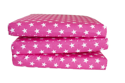 Saltea Pliabila Spuma Poliuretanica 120x60x5 cm - Pink Stars Spuma 