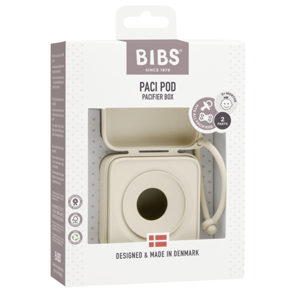 BIBS - Cutie multifunctionala pentru depozitare suzete, Ivory