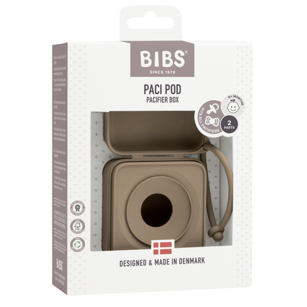 BIBS - Cutie multifunctionala pentru depozitare suzete, Dark Oak