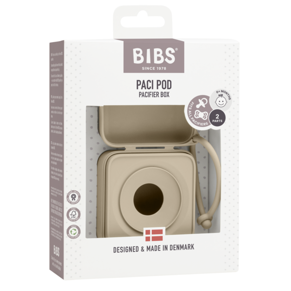 BIBS - Cutie multifunctionala pentru depozitare suzete, Vanilla