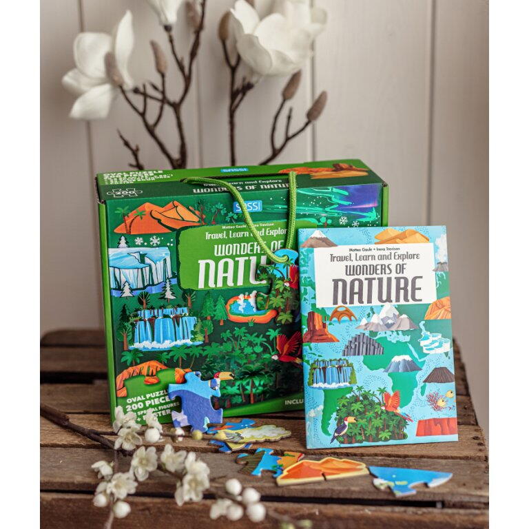 Cunoaste si exploreaza - Puzzle Minunile naturii (200 piese)