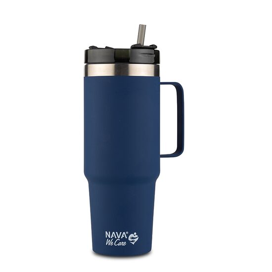 Cana termoizolanta calatorii Nava 900 ml Navy