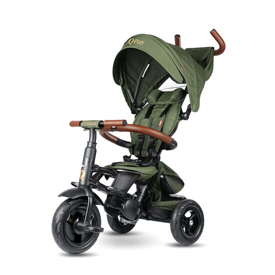 Tricicleta pliabila Qplay Rito Deluxe Verde-Maslina