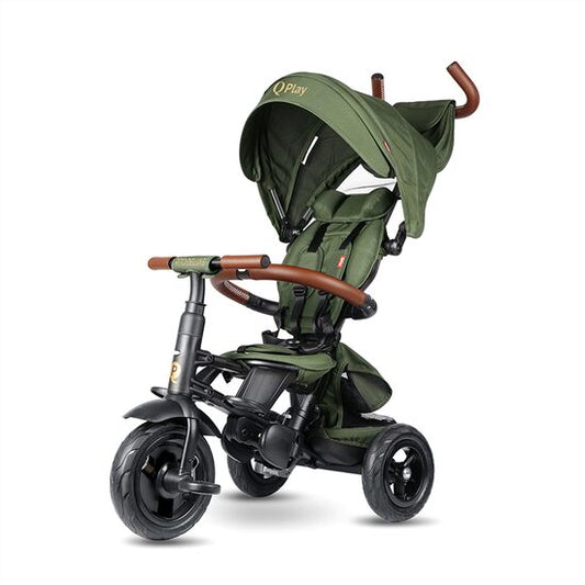 Tricicleta pliabila Qplay Rito Deluxe Verde-Maslina