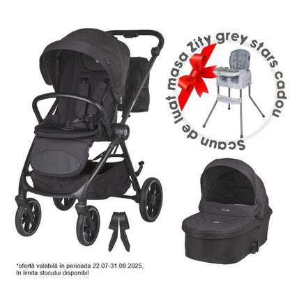 Carucior modular 2in1 Coccolle Serry Jet black