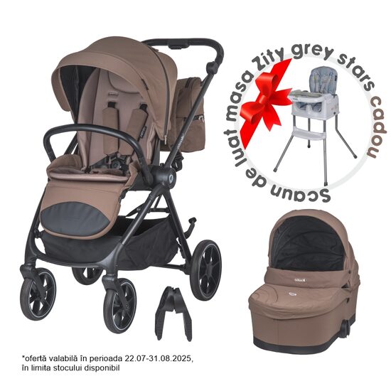 Carucior modular 2in1 Coccolle Serry Light taupe