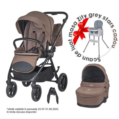 Carucior modular 2in1 Coccolle Serry Light taupe