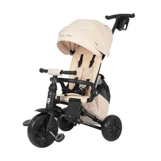 Tricicleta ultrapliabila Qplay Nova MAX Bej