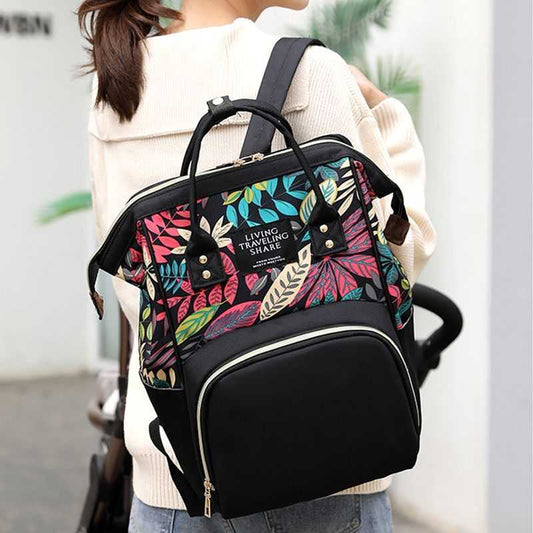 Rucsac multifunctional mamici Leaves Bambinice BN028