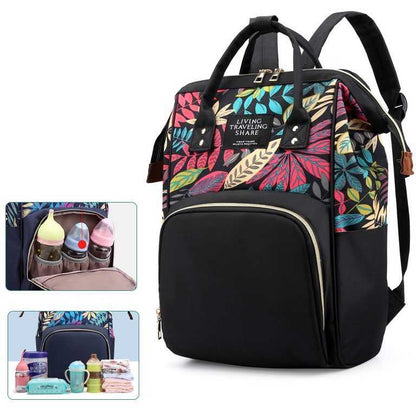 Rucsac multifunctional mamici Leaves Bambinice BN028