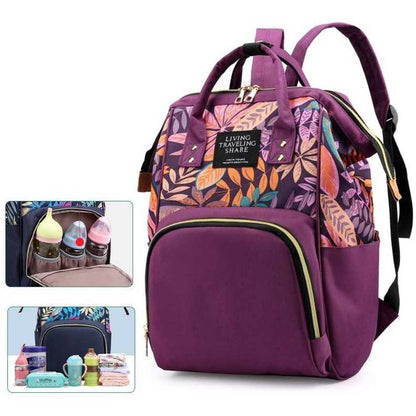 Rucsac multifunctional mamici Leaves Bambinice BN028