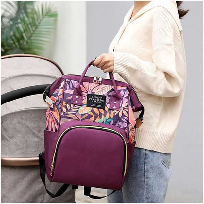 Rucsac multifunctional mamici Leaves Bambinice BN028