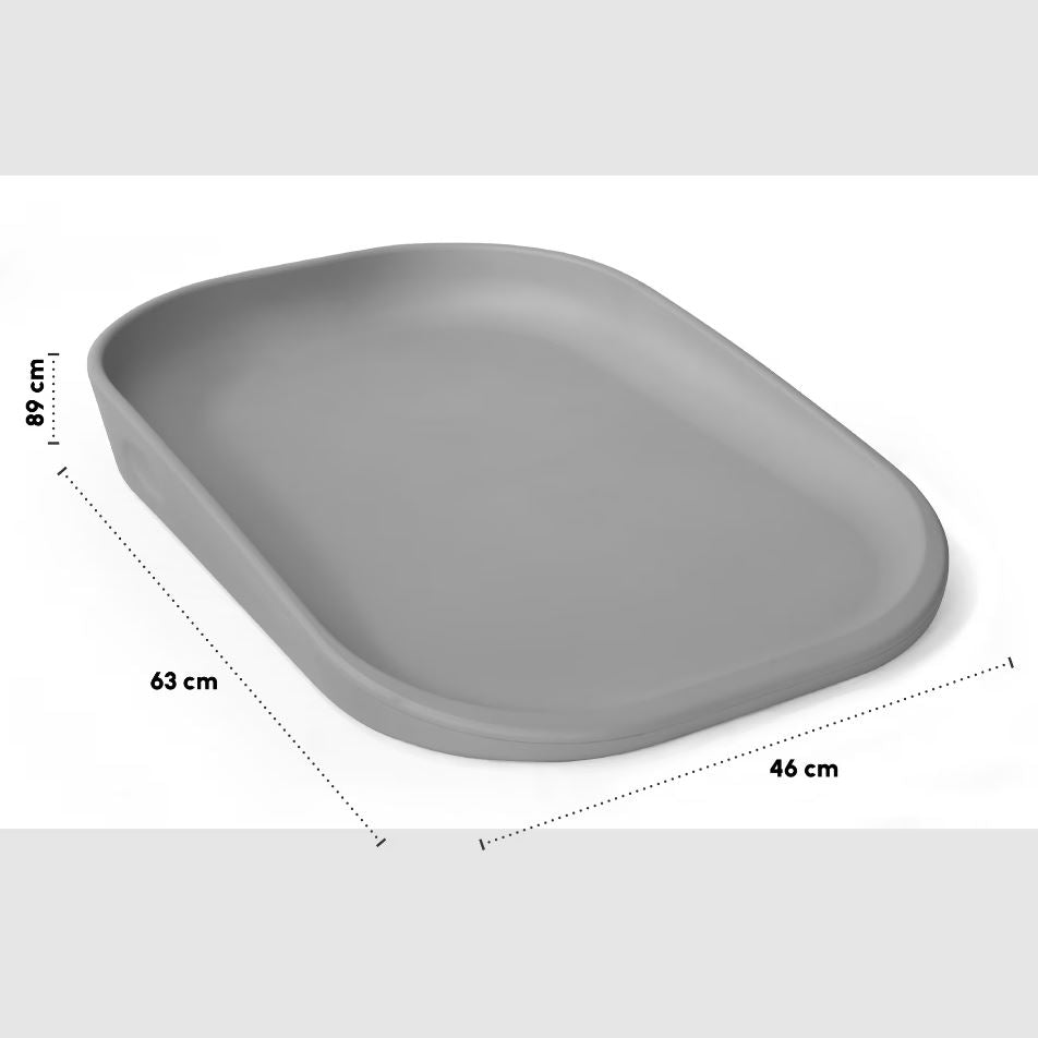 BabyGo - Salteluta de infasat din spuma Luxepad, Grey