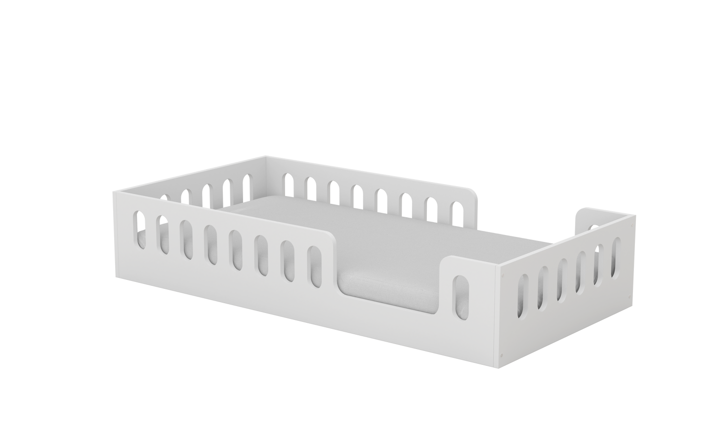 Pat copii de podea Kocot Kids Timon 180x80 cu saltea