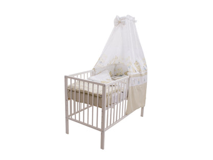 Lenjerie MyKids Teddy Play Bej 5 Piese M1 140x70 cm