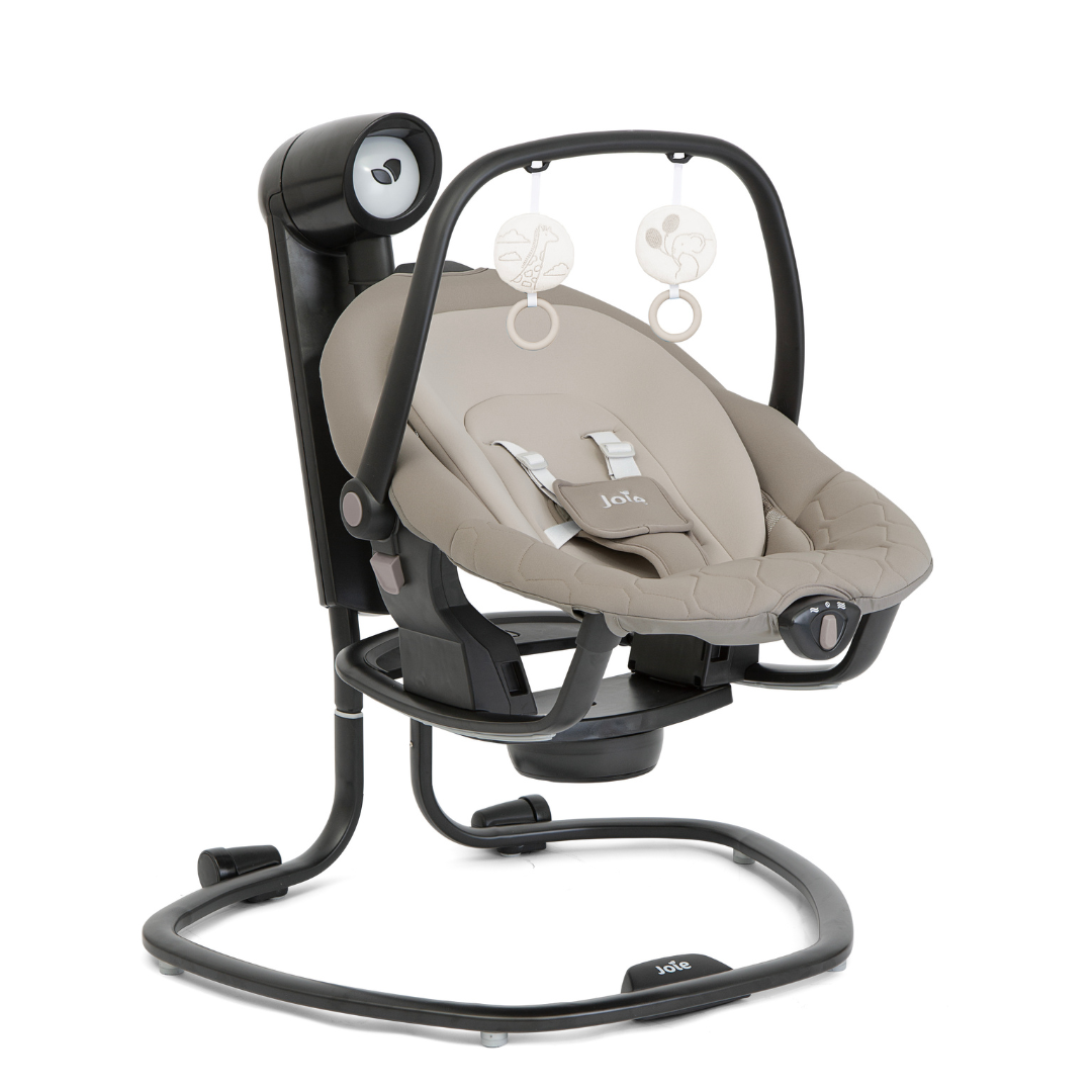 Joie - Leagan si balansoar rotativ Serina 2 in 1 Hazelnut