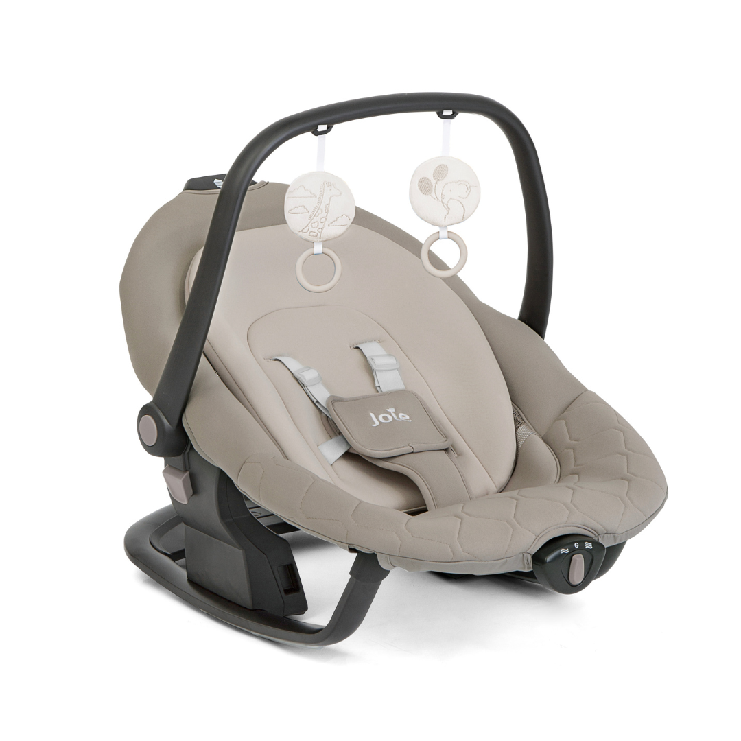 Joie - Leagan si balansoar rotativ Serina 2 in 1 Hazelnut