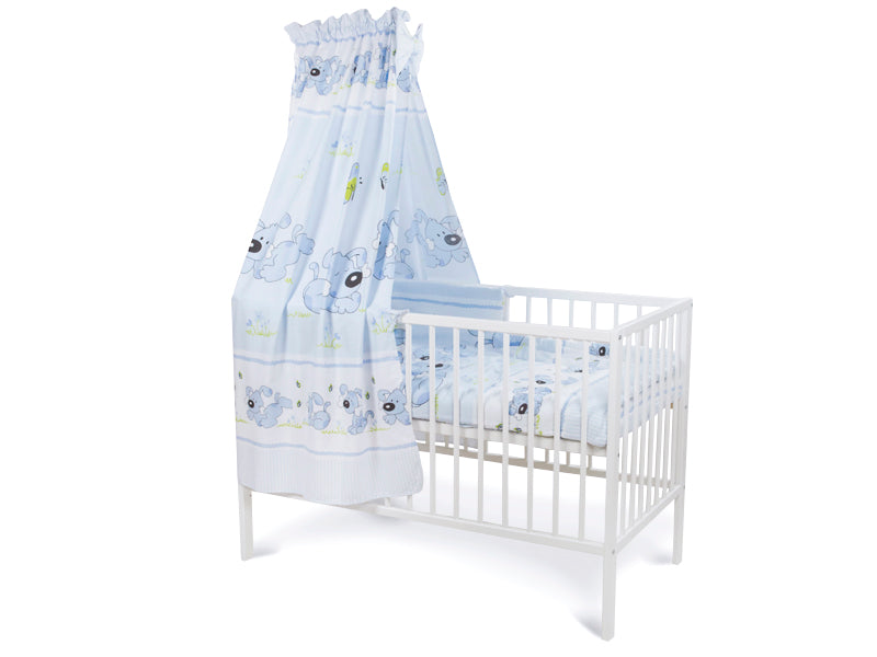 Lenjerie MyKids Catelus Albastru 5 Piese 120x60 cm