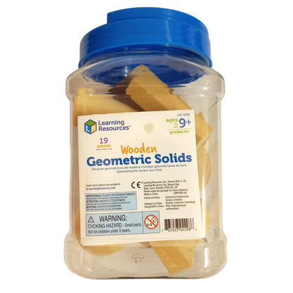 Forme geometrice din lemn (set 19)