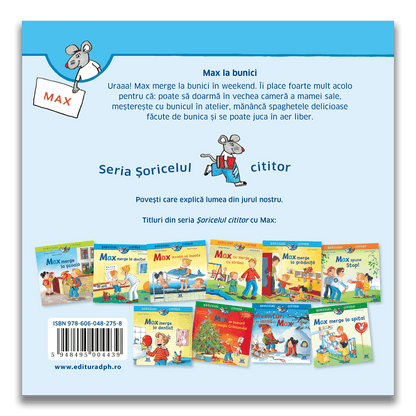 Soricelul cititor - Max la bunici