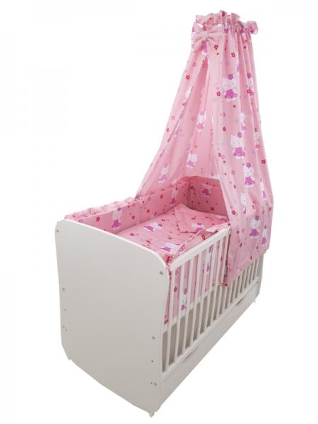 Lenjerie MyKids Kitty 5+1 Piese 140x70 cm