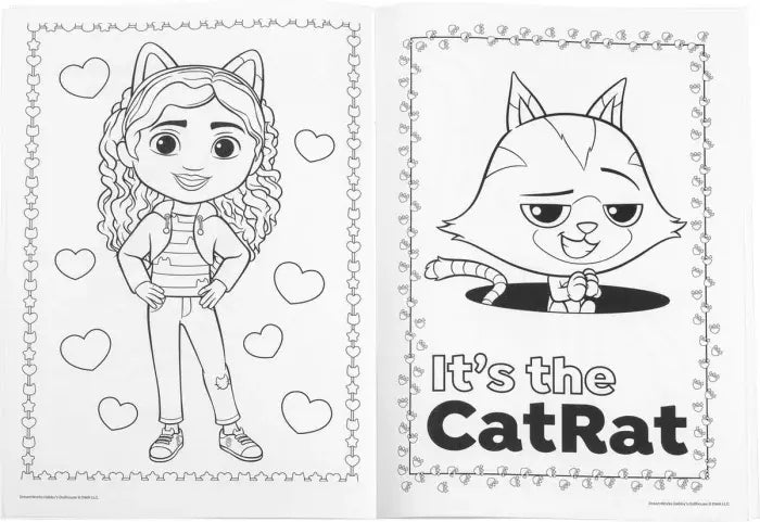 Cartea mea de colorat - Gabby's Dollhouse