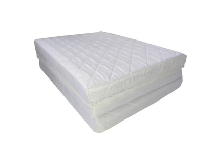 Saltea Pliabila Spuma-Cocos 120x60x5 cm - Husa Microfibra Matlasata