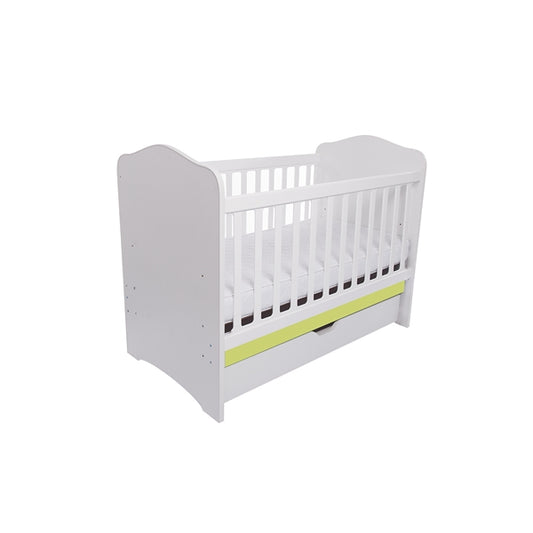 Patut VESSANTI Como cu sertar - Alb cu Verde