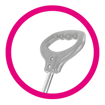 Prima mea tricicleta roz cu maner - Unicorn