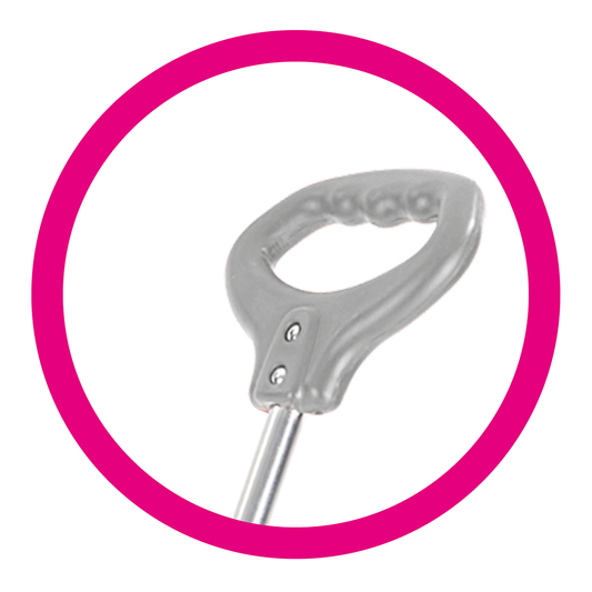 Prima mea tricicleta roz cu maner - Unicorn