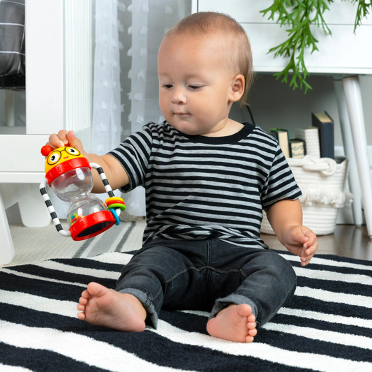 Baby Einstein - Jucarie zornaitoare, "Cals Sensory Shake-up", fara BPA