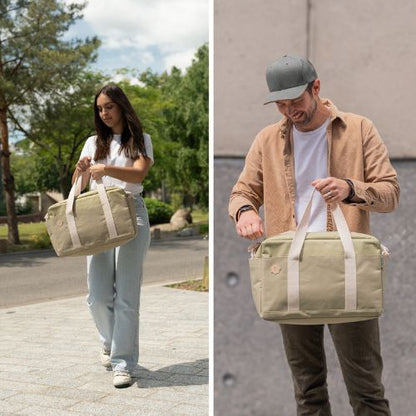 Badabulle - Geanta pentru scutece tip bowling Olive