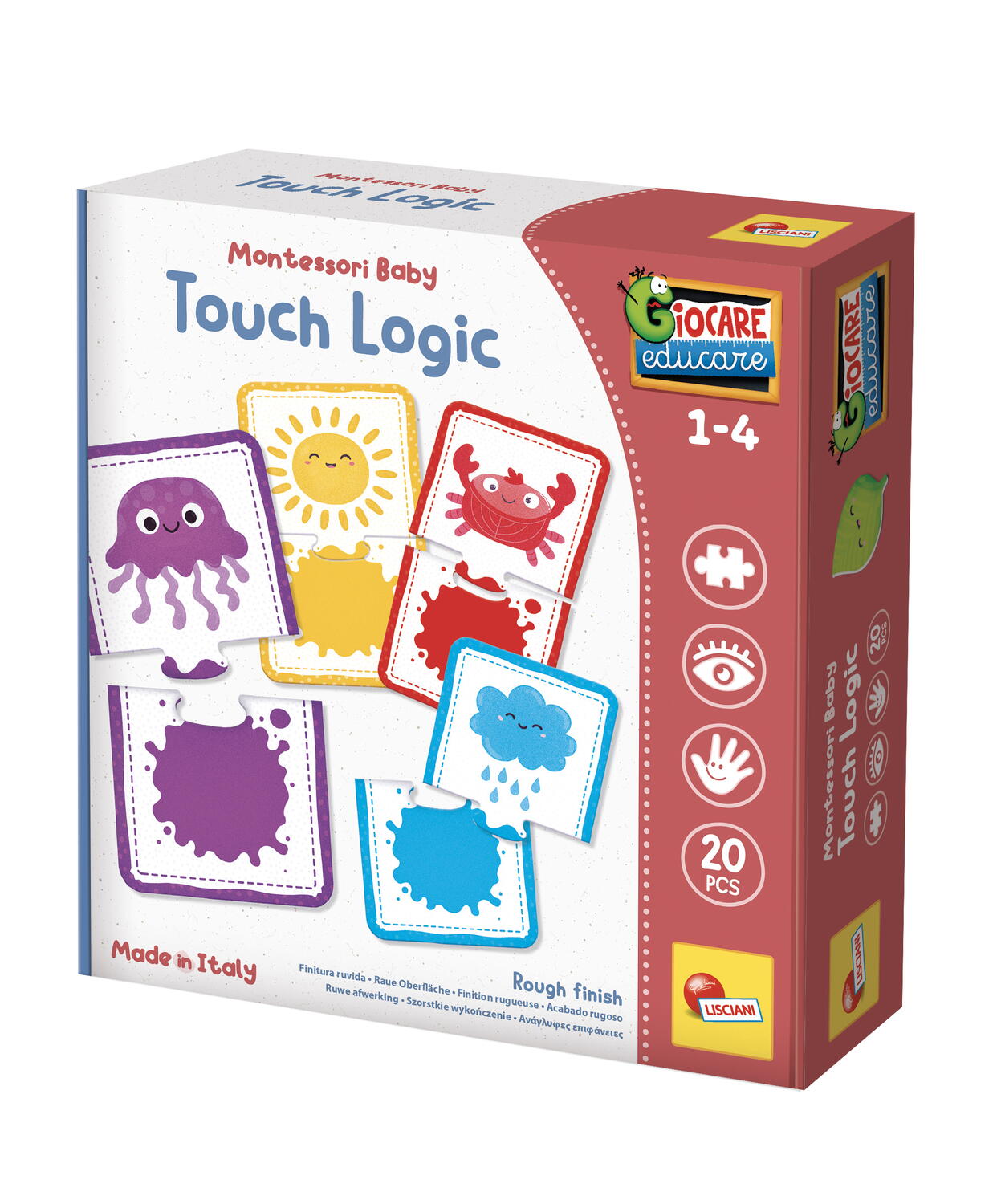 Joc tactil Montessori - Culori