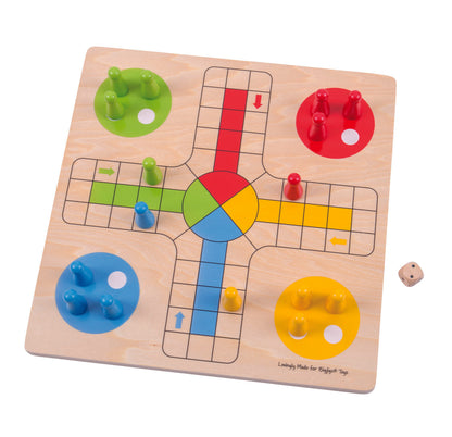 Joc clasic din lemn - Nu te supara frate