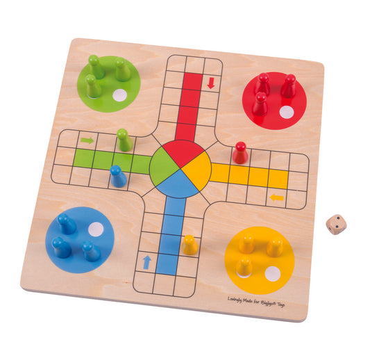 Joc clasic din lemn - Nu te supara frate