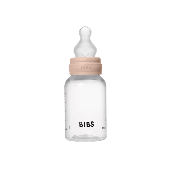 BIBS - Set complet biberon anticolici PP fara BPA, 150 ml, Silicon, Blush