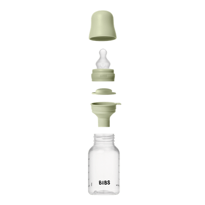 BIBS - Set complet biberon anticolici PP fara BPA, 150 ml, Silicon, Sage