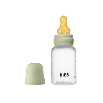 BIBS - Set complet biberon anticolici PP fara BPA, 150 ml, Latex, Sage