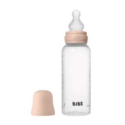 BIBS - Set complet biberon anticolici PP fara BPA, 270 ml, Silicon, Blush