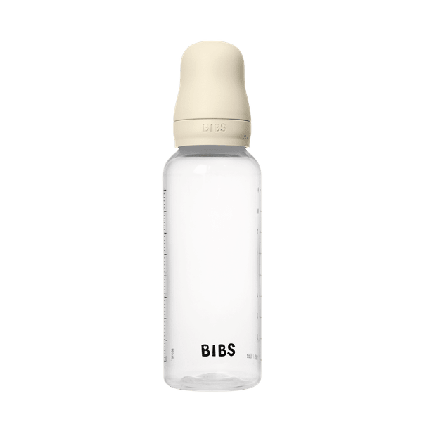 BIBS - Set complet biberon anticolici PP fara BPA, 270 ml, Latex, Ivory
