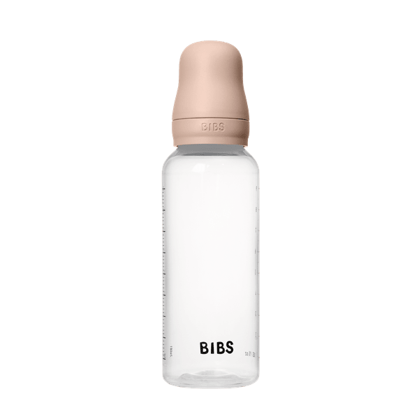 BIBS - Set complet biberon anticolici PP fara BPA, 270 ml, Latex, Blush
