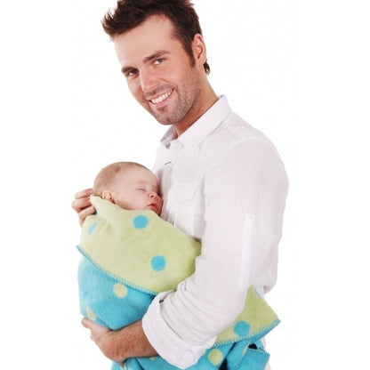 Paturica bebelusi Bumbac Buline 75x100 Womar Zaffiro AN-KBB-01