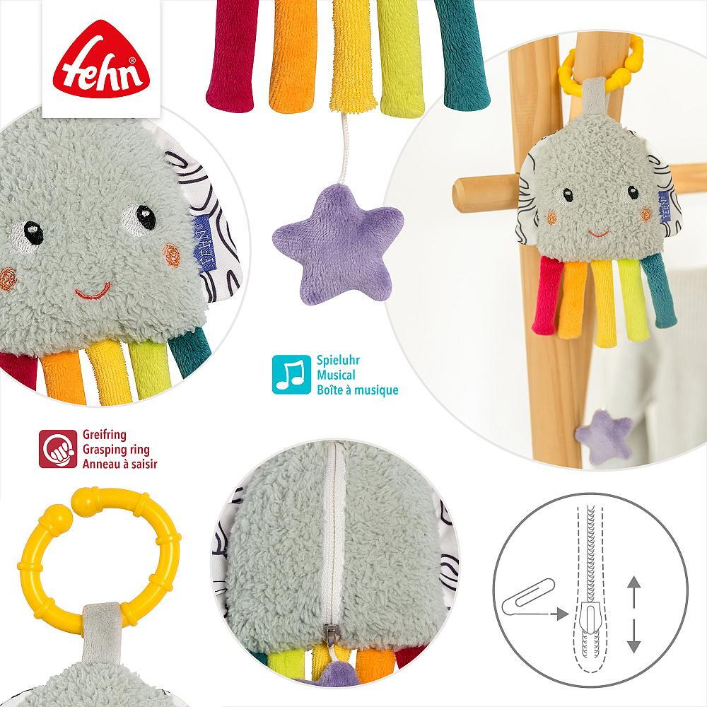 Jucarie muzicala mini - Caracatita colorata